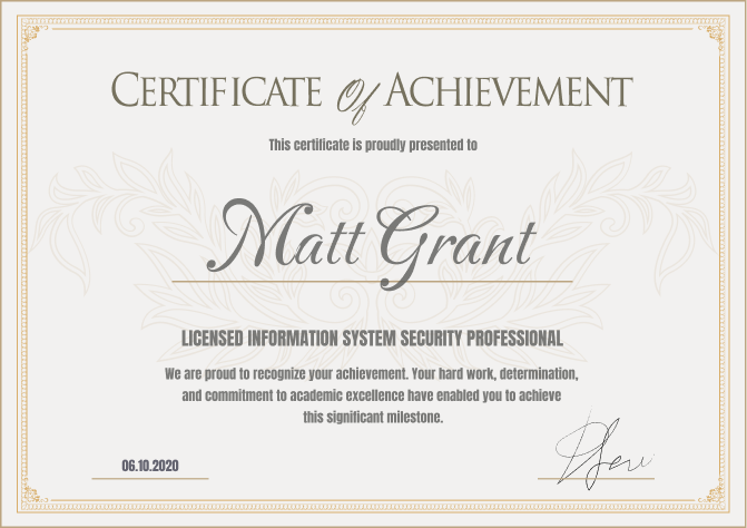 Certificates & Diplomas