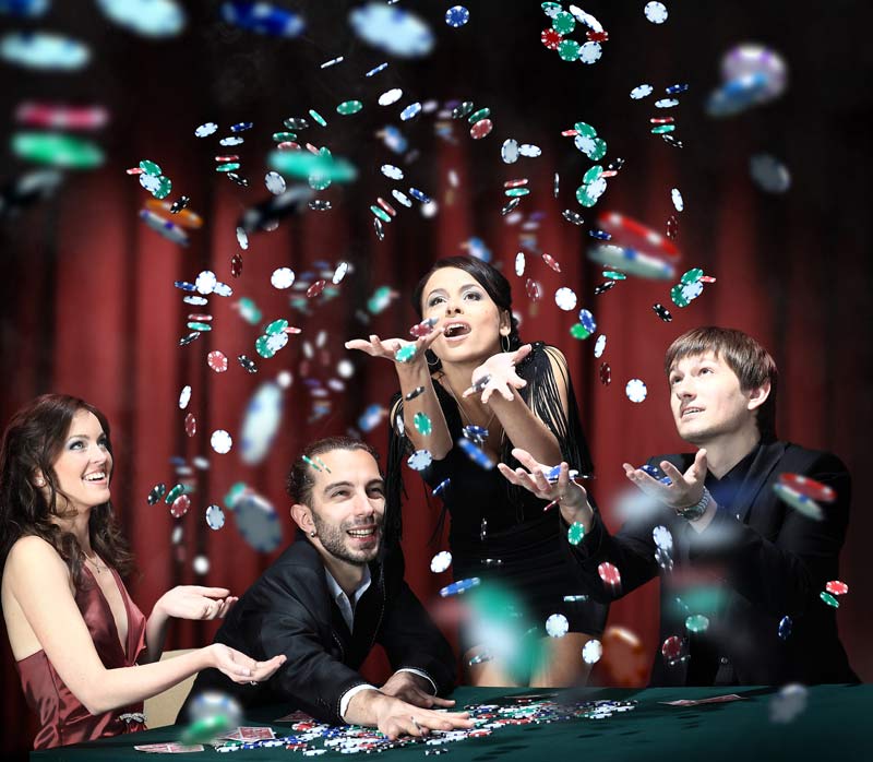 Female audience in casinos