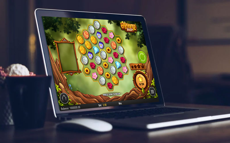 Slot machine site test mode: concept